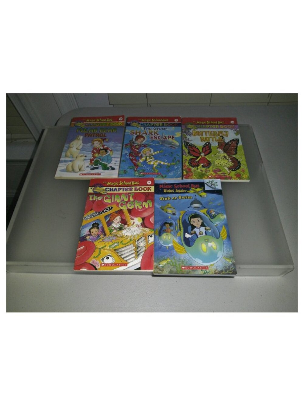 Magic School Bus Chapter Books Lot of 5 Scholastic Kids Science Readers Bundle